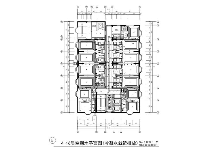 3层宾馆设计图资料下载-上海某酒店风冷热泵设计图（含机房及配电）
