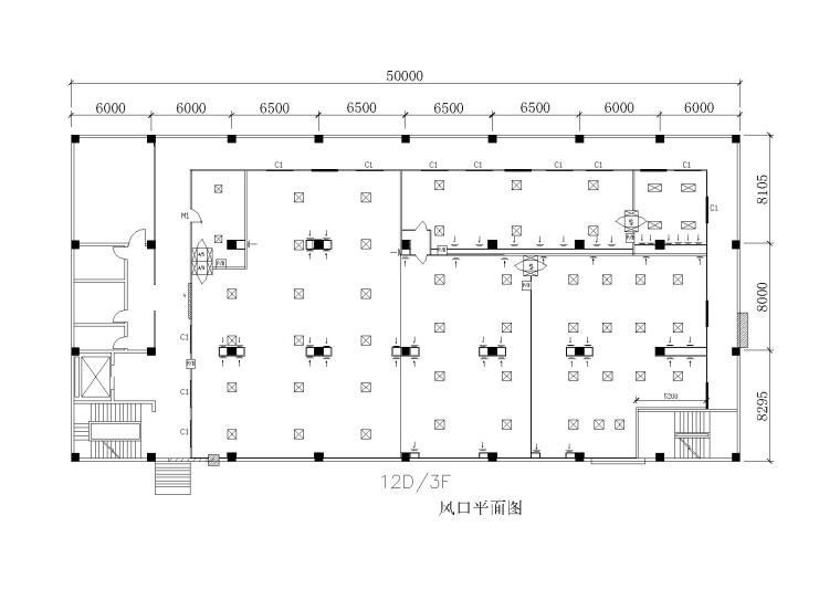 恒温恒湿室施工图资料下载-1200平方米某恒温恒湿净化车间空调施工图