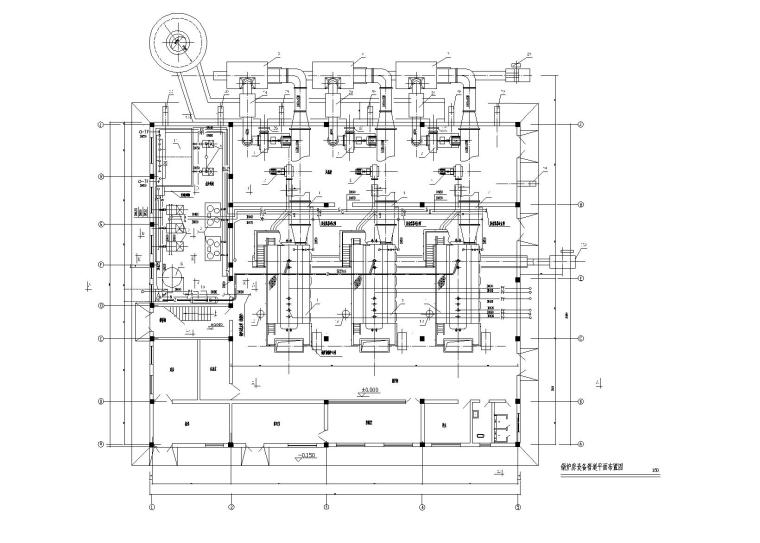 工业燃气锅炉房设计内容资料下载-甘肃10t燃气锅炉房施工图纸