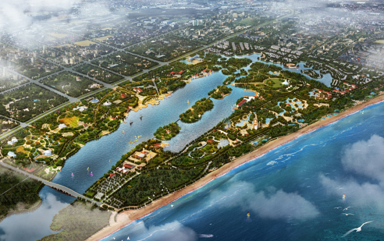 奥林匹克中心规划设计资料下载-[山东]日照奥林匹克水上公园概念规划