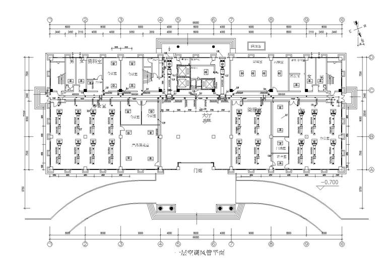 办公楼暖通工艺图资料下载-昆山某九层办公楼暖通施工图