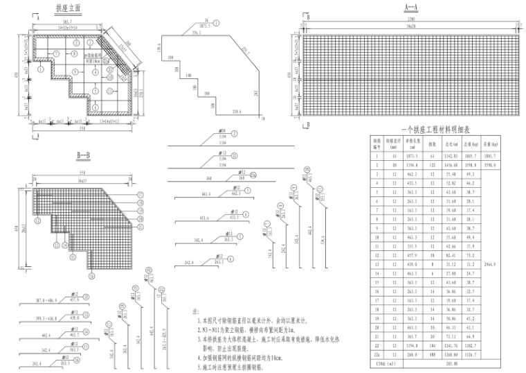 [贵州]渡口改桥工程跨江拱桥施工图(含标文)_11