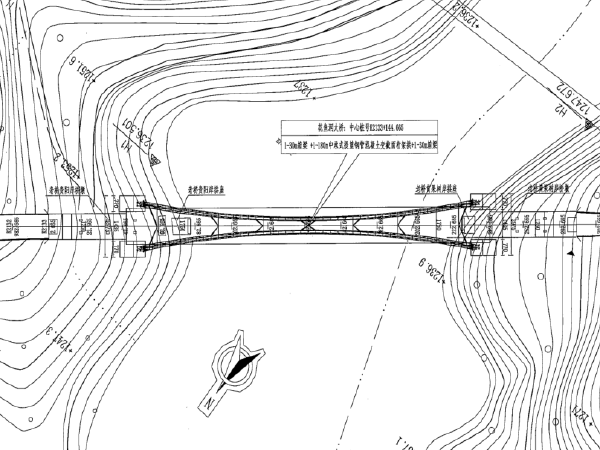 公路混凝土桥梁拆除资料下载-中承式钢管混凝土拱桥拆除重建工程图纸
