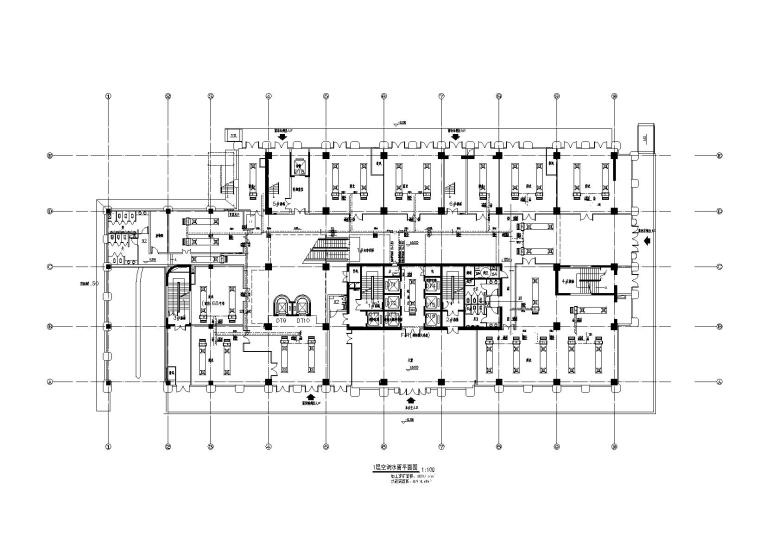 四层办公楼设计CAD资料下载-某四层办公楼模块机组制冷设计