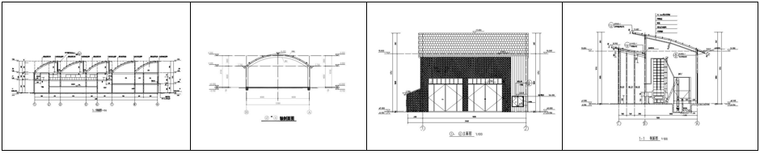 8篇农业建筑图纸(猪舍/鸡舍/牛棚及农场等）_7