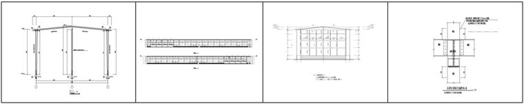 8篇农业建筑图纸(猪舍/鸡舍/牛棚及农场等）_6