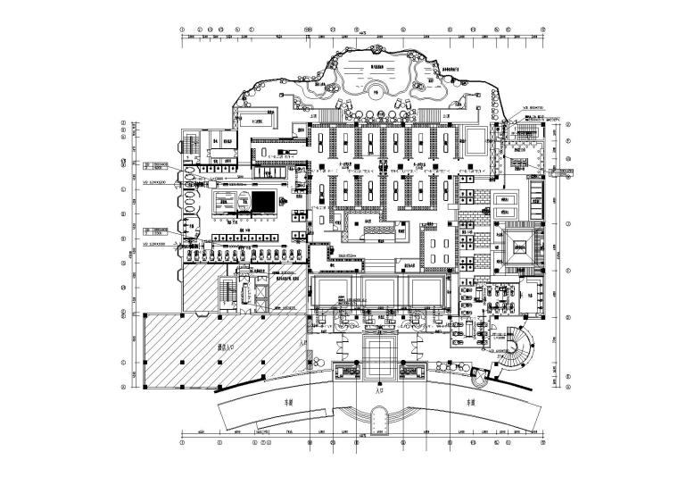 5层宾馆图纸资料下载-七层洗浴住宿餐饮酒店综合体暖通图纸