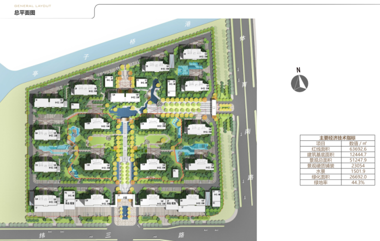 小区区景观设计案例资料下载-[浙江]嘉善现代居住区景观设计文本