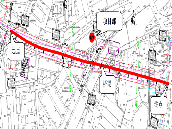 道路标志图集资料下载-[浙江]小镇环境整治道路桥梁施工组织设计