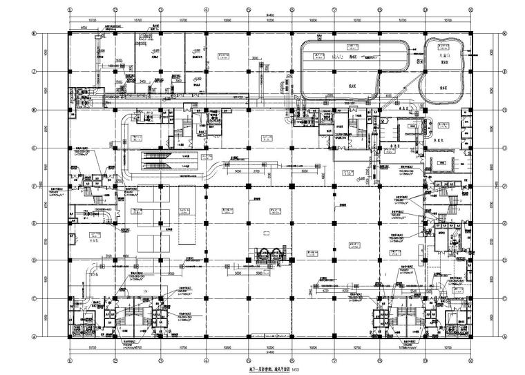 商业体平面布置图资料下载-河北省某办公商业综合体暖通施工图