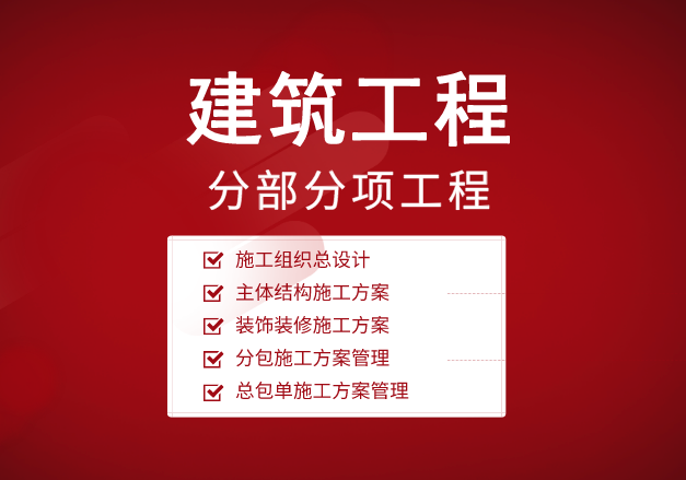 施工专项方案合集资料下载-建筑工程各分部分项工程专项施工方案合集！