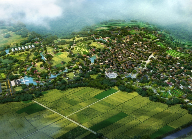 村庄规划及景观提升改造资料下载-[贵州]布依龙井寨整体提升改造规划​方案