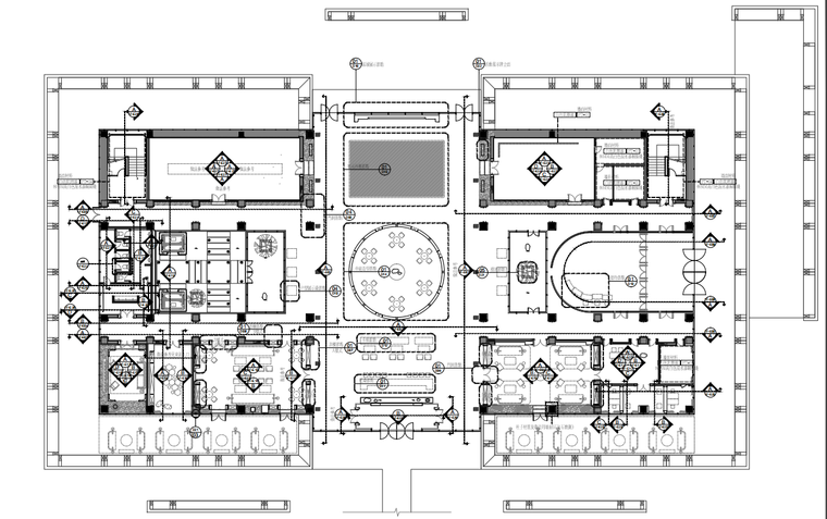 [天津]-知名地产翡翠大道售楼处施工图+效果图_9