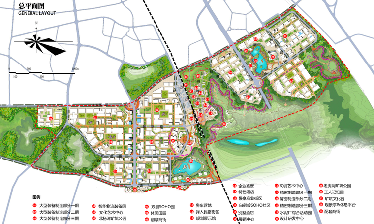 [湖南]绿色智能制造产业园城市规划设计方案