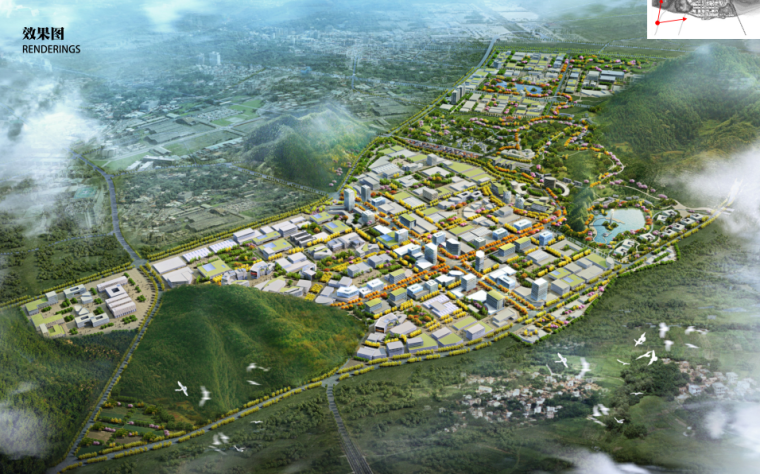 电商产业园概念方案资料下载-[湖南]绿色智能制造产业园城市规划设计方案