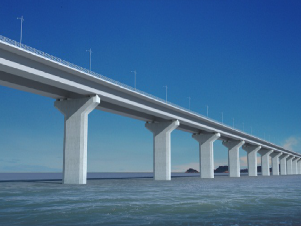 工字钢组合梁桥施工工艺资料下载-跨海大桥桥梁工程钢-混组合梁施工工艺