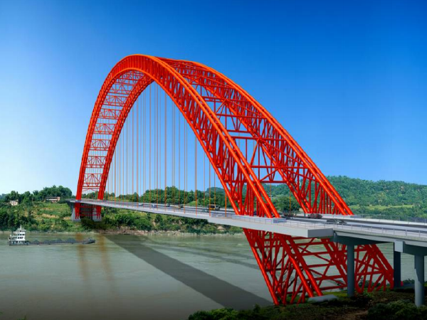 混凝土拱桥做法资料下载-[四川]大跨径钢管混凝土拱桥施工技术总结