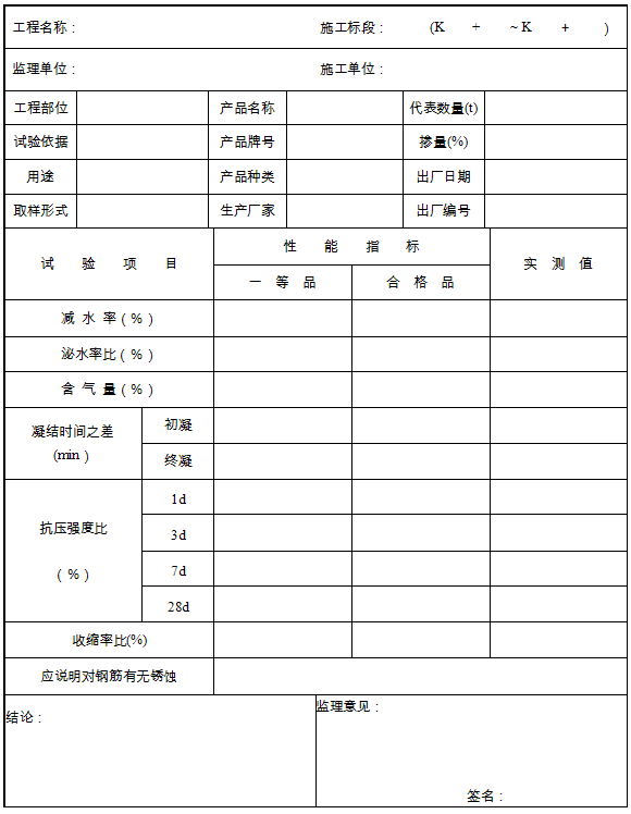 公路工程水泥混凝土试验表式(共27个)_5