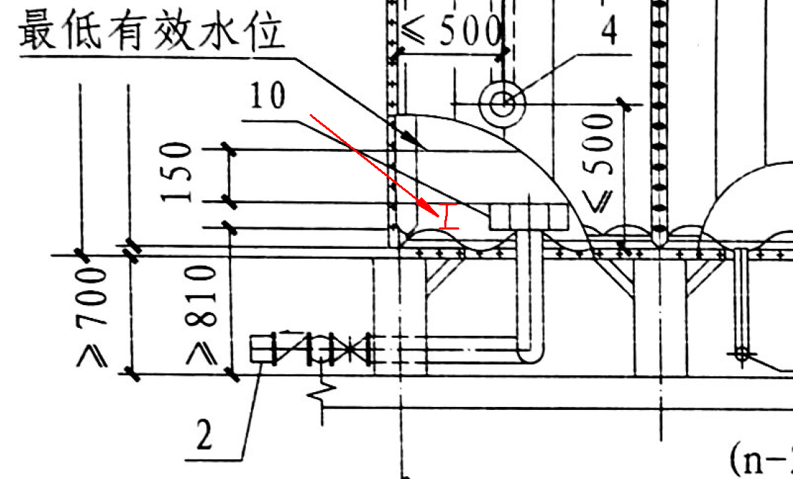 cad水箱平面图图片