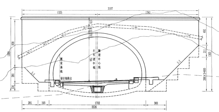 高速公路隧道全套图纸资料下载-高速公路扩容工程隧道施工图纸(PDF版)