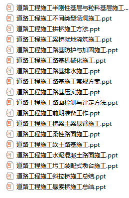 施工过程资料全套资料下载-18篇道路工程施工全过程PPT讲解