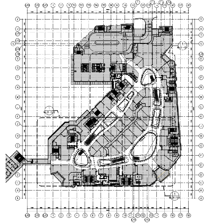 [苏州]购物中心商场施工图+效果图+材料表_5