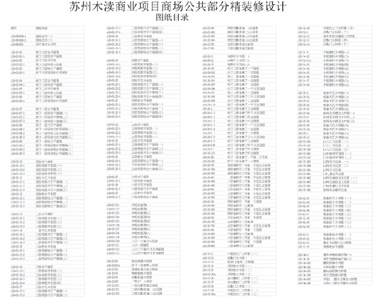 [苏州]购物中心商场施工图+效果图+材料表_15