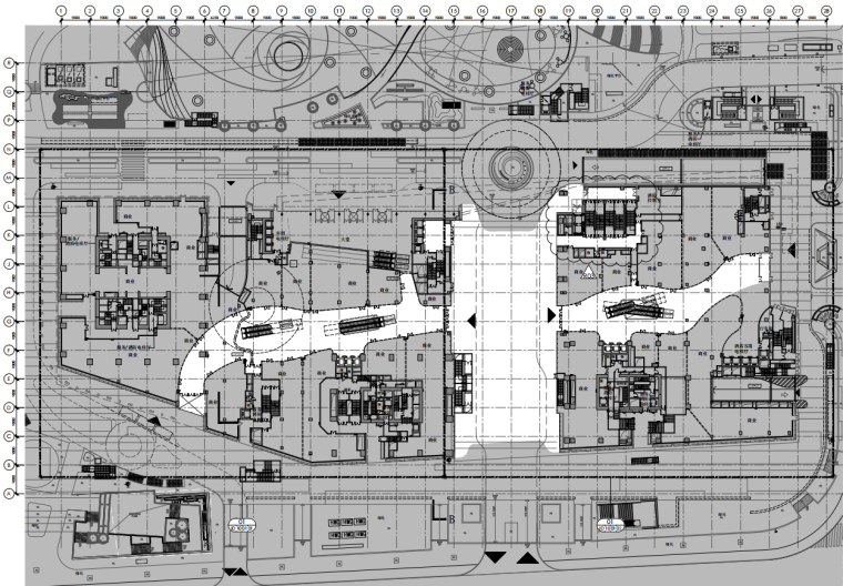 实验实训中心施工图资料下载-南京IFC国金中心商业施工图+效果图+灯光图