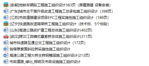 广东施工组织设计2020资料下载-一键下载：路桥施工组织设计