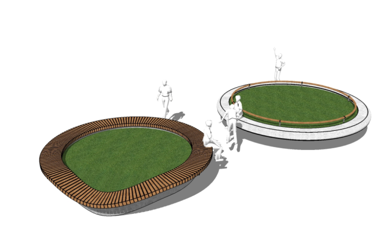 44组曲线座椅及种植池座椅SU模型设计_7
