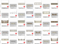 33组石材围栏护栏瓶柱欧式围挡扶手SU模型
