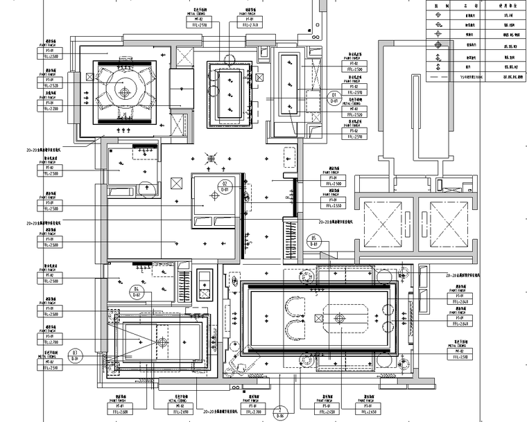 [上海]翡翠江湾某三层别墅室内装修施工图_2