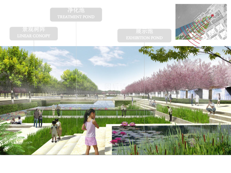 休闲生态小区资料下载-[上海]滨江休闲生态都市体验公园景观设计