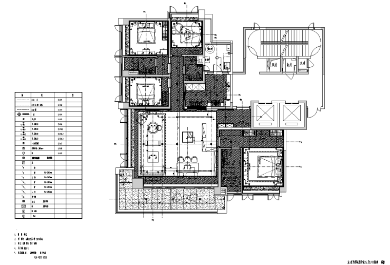 [广州]佛山230户型大平层全套施工图_效果图_4