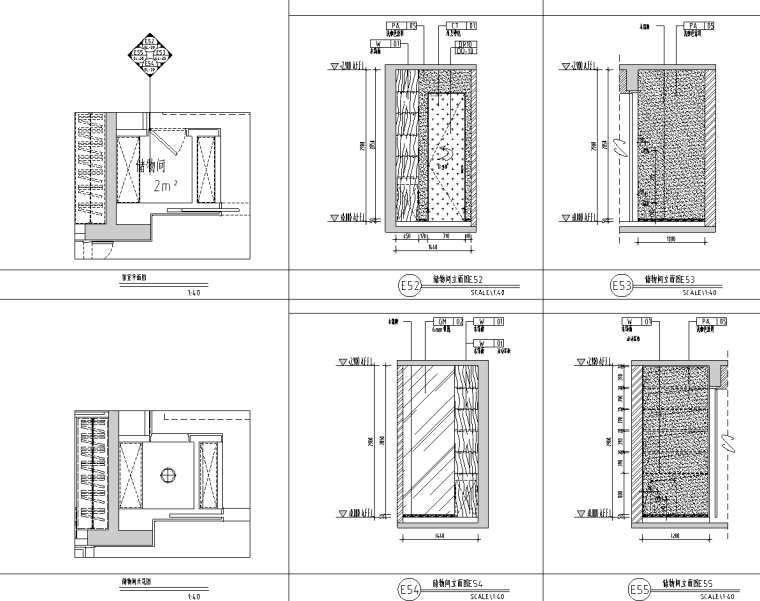 [湖北]武汉515M²大平层私宅施工图_附效果图_8