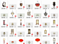 50组室内景观古典中式灯具灯笼灯柱SU模型