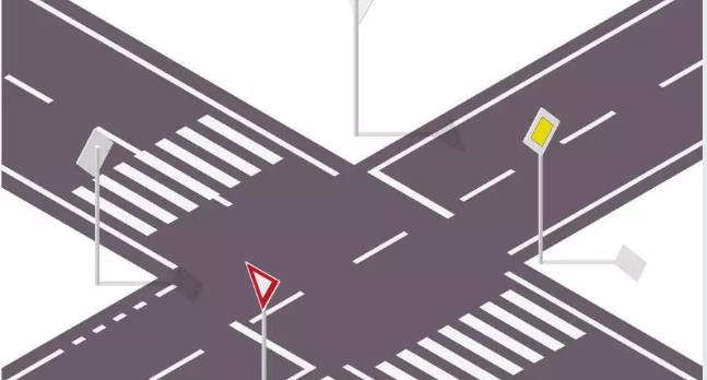 市政竖向规划资料下载-道路平面交叉口竖向设计方法，很有用！