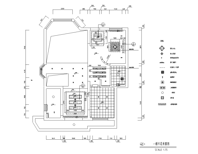 [上海]松江开元新都某二层住宅设计施工图_1