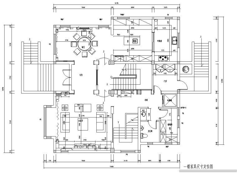 [广东]深圳四层翡翠华庭别墅装修设计施工图_2