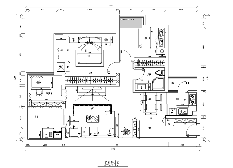 [山东]青岛现代轻奢住宅家装设计施工图_2