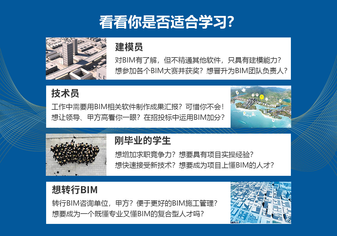 BIM多软件课程共6阶段课程包括快速BIM三维场布、施工前期应用、施工中的BIM应用" style="width:1140px;