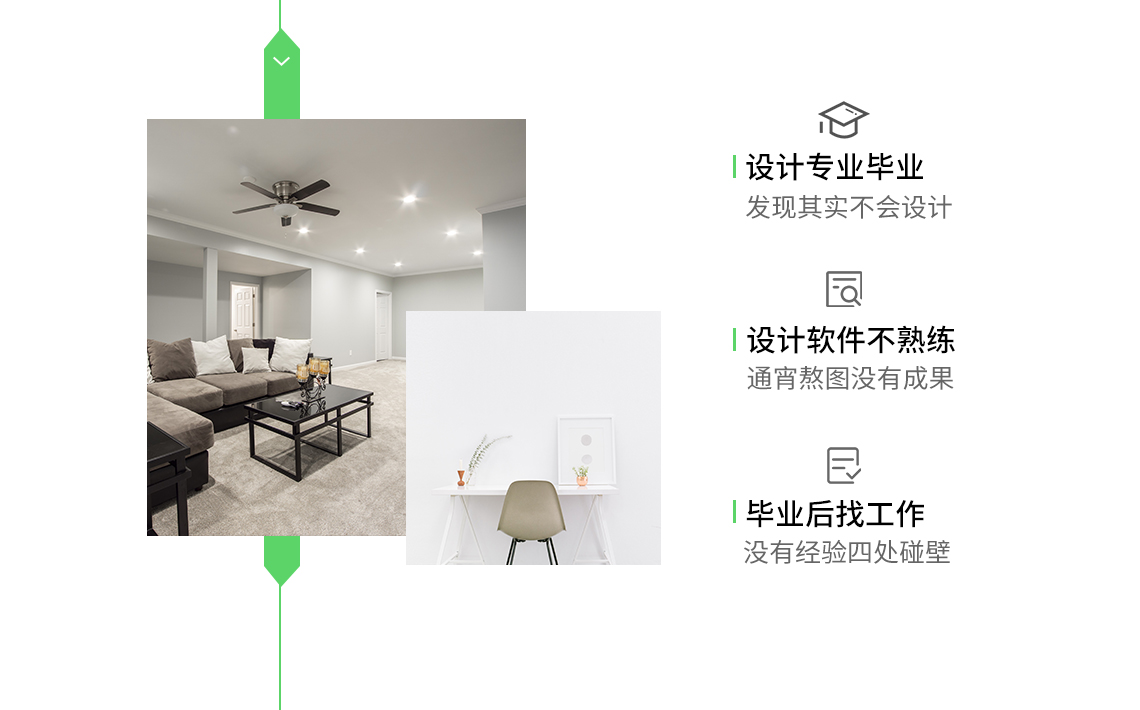 刚毕业的你是否也有这样的困惑?究其原因还是软件使用不熟练,难以应付工作中的需求。室内设计软件培训,常用室内设计软件培训,室内设计教程,室内效果图软件教程" src="https://newoss.zhulong.com/edu/201905/07/57/173057vglnzcbvajzoznwl.jpg