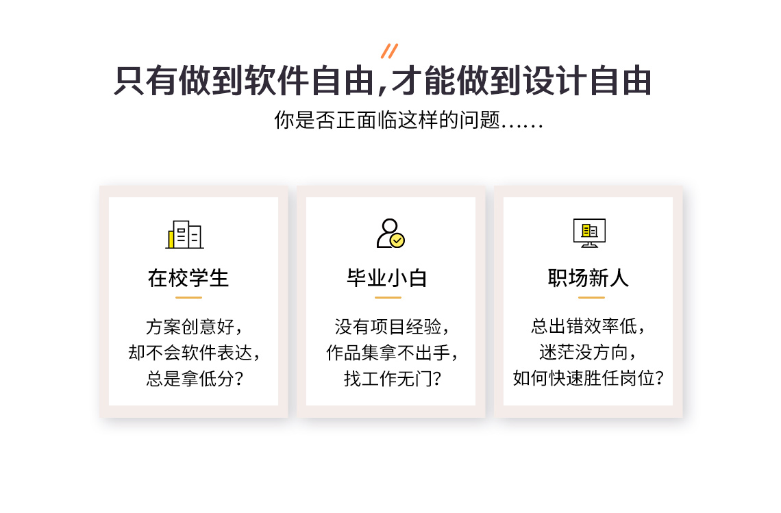 针对建筑设计软件技能基础薄弱，表现能力不强的建筑学学生，经过培训学习，可以做出好看的建筑设计效果图。