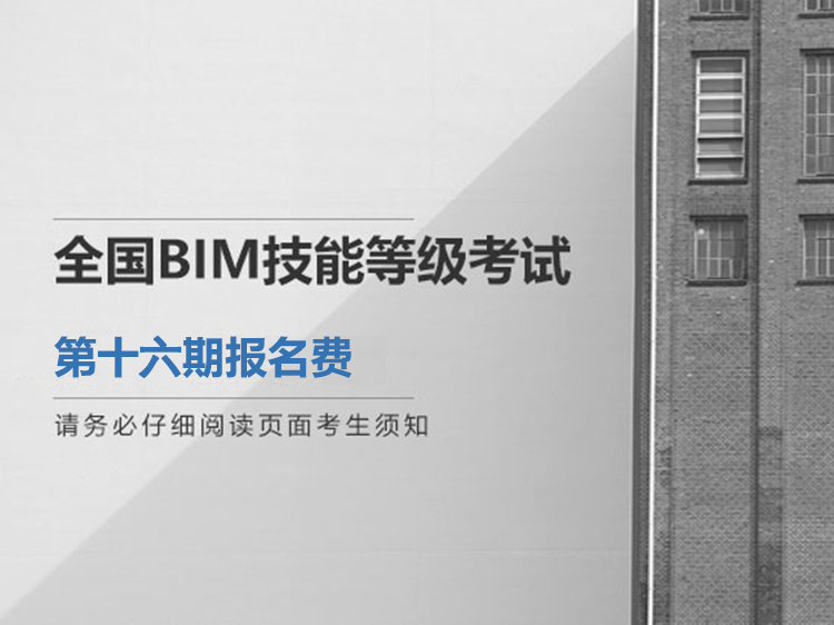 BIM等级考试时间规划资料下载-全国BIM技能等级考试第十六期预报名审核