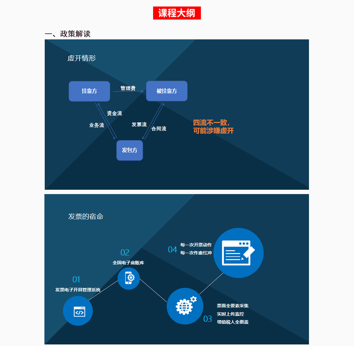 建筑业资质合作及企业运营的节税技巧课程内容简介：税收政策解读及现在各行业节税的需求分析。