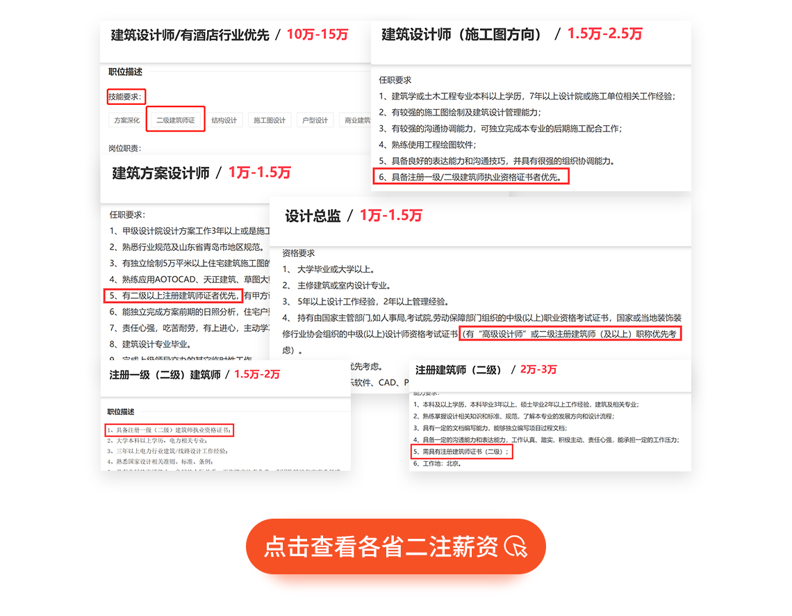 准备二级注册建筑考试需要科学合理的复习计划，我们专业服务团队有丰富的二级注册建筑师考试经验，全程复习跟踪、享受督学服务，辅导至考前最后一天。