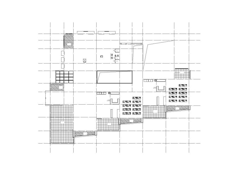 6班幼儿园建筑施工图（CAD+效果图）-二层平面图