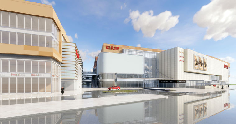 [浙江]温州平阳·银泰城商业综合体建筑模型设计(2018年)