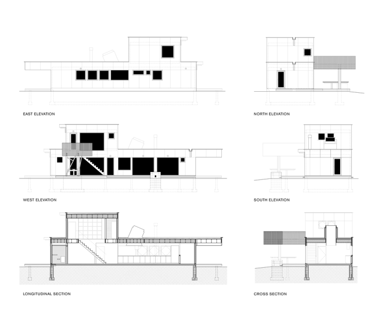 美国Rothe Amundson 住宅-Rothe_Amundson_Cabin_Elev