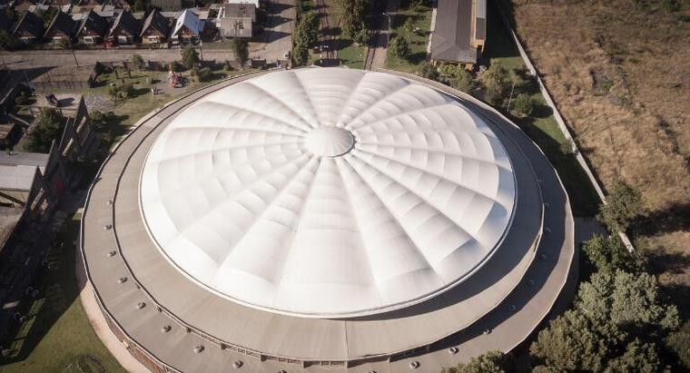 [资料]pvc膜结构圆形屋顶欣赏,改造后的铁路博物馆